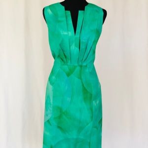 Green Geometric Dress
